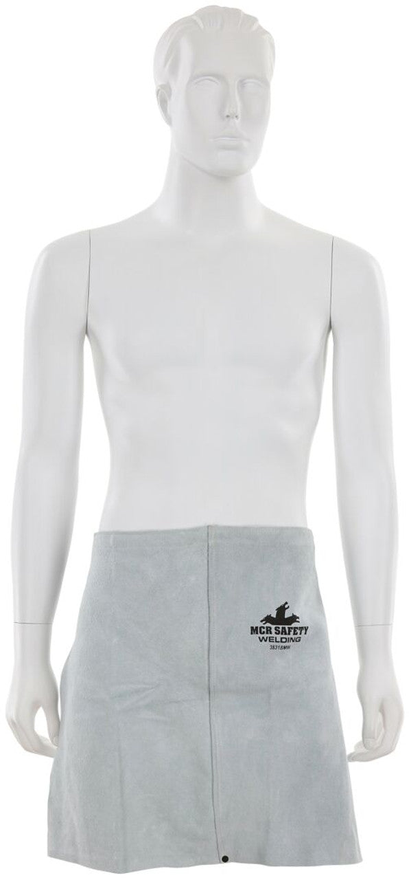 MCR Safety Welding - Leather Waist Apron Measures 24 Inches x 18 Inches - Premium A Grade Leather - Part# 38318MW