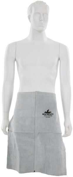 MCR Safety Welding - Leather Waist Apron - Premium A Grade Leather - Measures 24 Inches x 24 Inches - Double Lock Stitched - Sewn with DuPont™ Kevlar® - Part# 38324MW