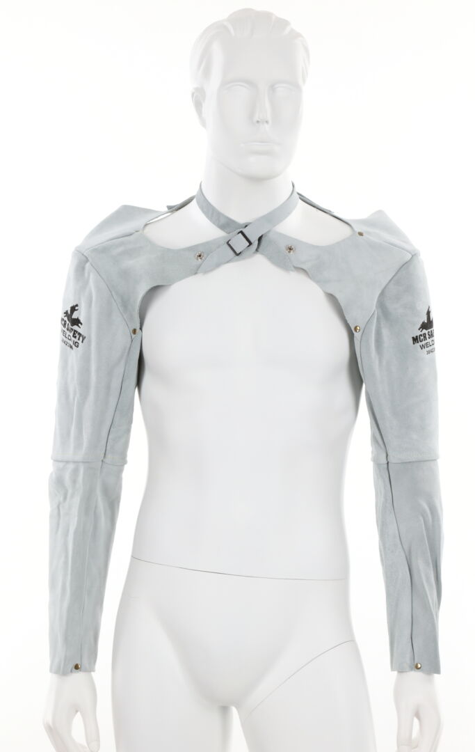 MCR Safety Welding - Leather Welding Apparel - Premium A Grade Leather -Sleeves with Adjustable Neck Strap - 23 Inches Long - Part# 38423MW