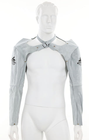 MCR Safety Welding - Leather Welding Apparel - Premium A Grade Leather -Sleeves with Adjustable Neck Strap - 23 Inches Long - Part# 38423MW