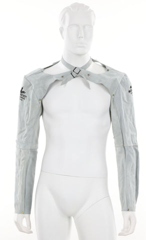 MCR Safety Welding - Leather Welding Apparel - Premium A Grade Leather - Sleeves with Adjustable Neck Strap - 25 Inches Long - Part# 38425MW