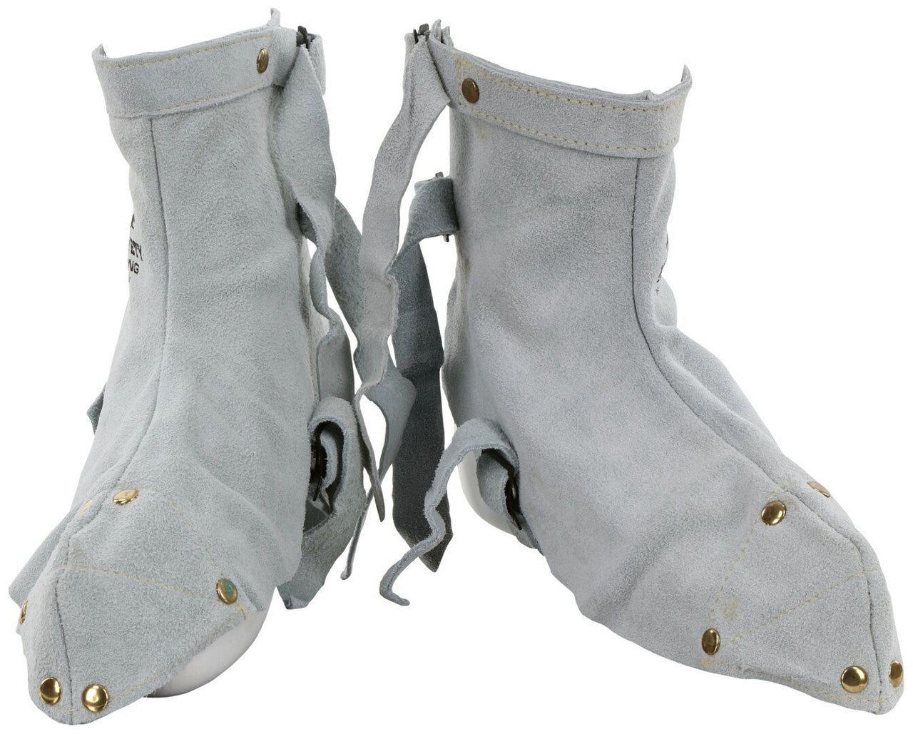 MCR Safety Welding Gear - Leather Welding Apparel - Premium A Grade Leather - Shoe Protector - Adjustable Leather Straps - Part# 38505MW