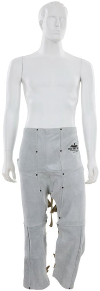 MCR Safety Welding Gear - Leather Welding Apparel - Premium A Grade Leather - Welding Chaps - 38 Inches Long - Part# 38600MW