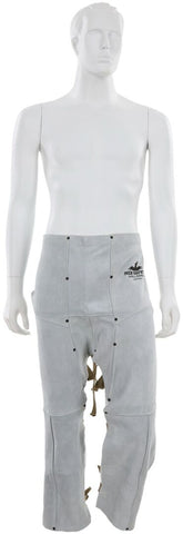 MCR Safety Welding Gear - Leather Welding Apparel - Premium A Grade Leather - Welding Chaps - 38 Inches Long - Part# 38600MW