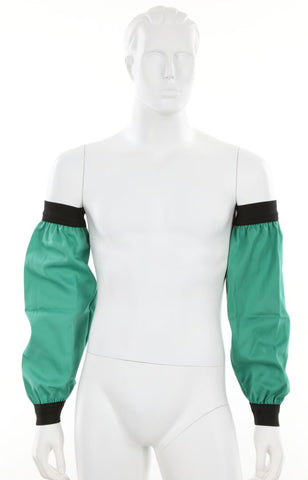 MCR Safety Welding Gear - 9 Ounce Green Sateen Finish Cotton - 18 Inch Sleeves with Elastic Wrist - Limited Flammability Treated Cotton - Part# 39418