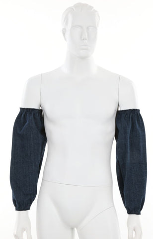 MCR Blue Denim Sleeves -18 Inch Long - Elastic Wrist and Upper Arm for Better Fit - Part# 39818