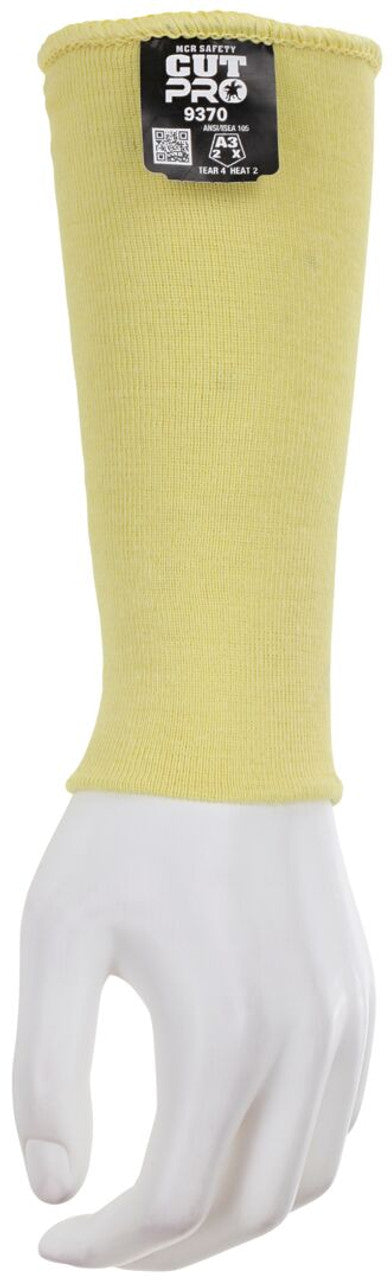 MCR Safety CutPro® - Double Ply DuPont™ Kevlar® - Cut Resistant Sleeves - 8 Inches x 3¼ Inches - High Comfort Cut Protection - Box of 10 - Part# 9370 SLEEVE