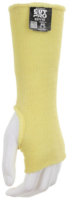 MCR Safety CutPro® - Cut Resistant Sleeves with Thumb Slot - Double Ply Kevlar® - Competitive Value (CV) - 10 Inches x 2¼-Inches - Made with DuPont™ Kevlar® - Comfortable Cut Protection - Box of 10 - Part# 9371TE