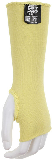 MCR Safety CutPro® - Double Ply DuPont™ Kevlar® - Cut Resistant Sleeves with Thumb Slot - 10 Inches x 3¼ Inches -High Comfort Cut Protection - Box of 10 - Part# 9371T