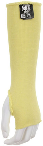 MCR Safety CutPro® - Double Ply DuPont™ Kevlar® - Cut Resistant Sleeves with Thumb Slot - 12 Inches x 3¼ Inches - High Comfort Cut Protection - Box of 10 - Part# 9372T