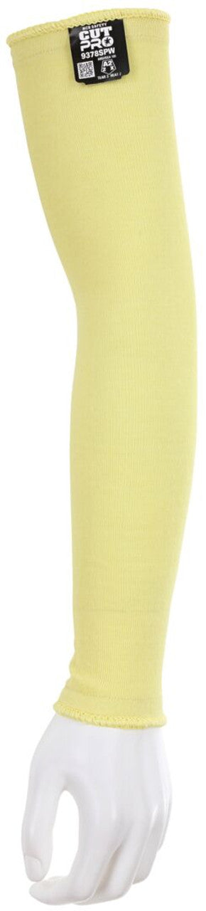 MCR Safety CutPro® - Cut Resistant Sleeves - Single Ply DuPont™ Kevlar® - Competitive Value (CV) - 18 Inches x 3¼ Inches - Wider Elastic on Ends - Comfortable Cut Protection - Box of 10 - Part# 9378SPW