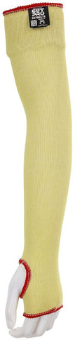 MCR Safety CutPro® - Kevlar® Exterior with Cotton Interior - Cut-Resistant Sleeves with Thumb Slot - Competitive Value (CV) Grade - 22 Inches x 2¼- Inches - Made with DuPont™ Kevlar® - Box of 10 - Part# 9379KCTE