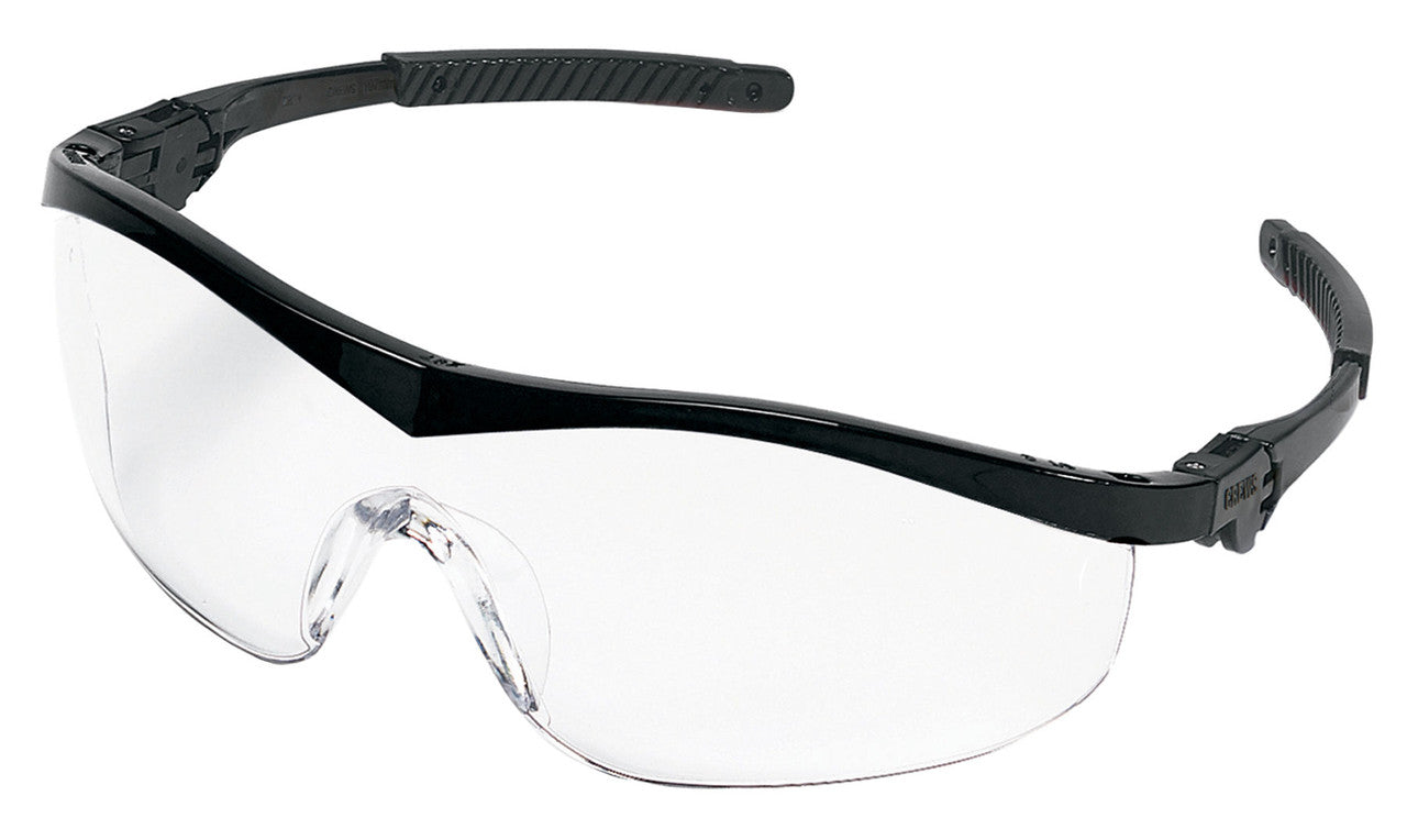 MCR ST1 Series Safety Glasses - Clear Lens - UV-AF Anti-Fog Coating - Box of 12 - Part# ST110AF