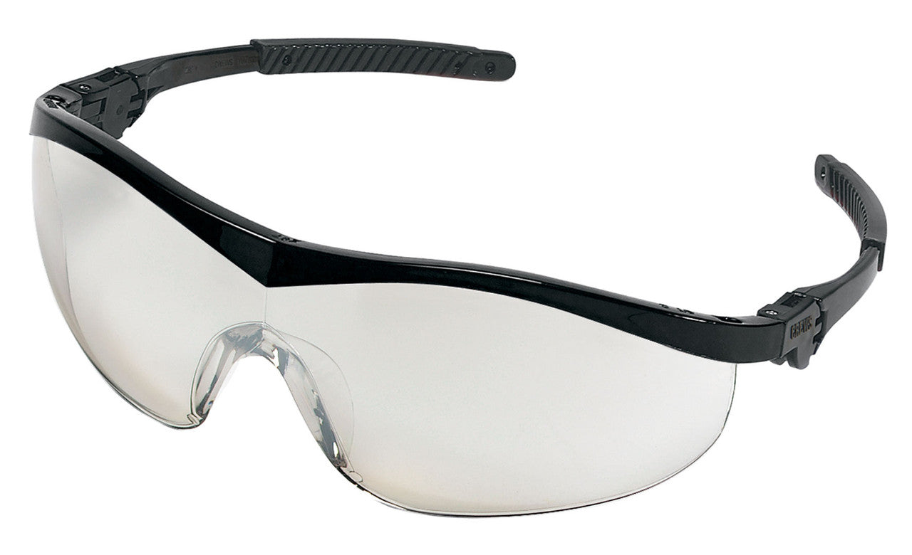 MCR ST1 Series Safety Glasses - I/O Clear Mirror Lens - Duramass Hard Coating - Box of 12 - Part# ST119