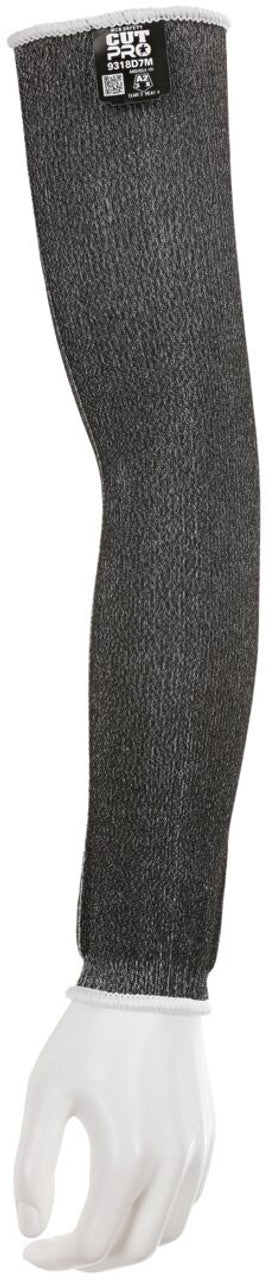 MCR Safety CutPro® -7 Gauge Salt and Pepper Dyneema® - Cut Resistant Sleeves - 18 Inches x 4 Inches - Box of 10 - Part# 9318D7M