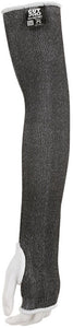 MCR Safety CutPro® - 7 Gauge Salt and Pepper Dyneema® - Cut Resistant Sleeves with Thumbslot - 18 Inches x 4 Inches - Box of 10 - Part# 9318D7MT