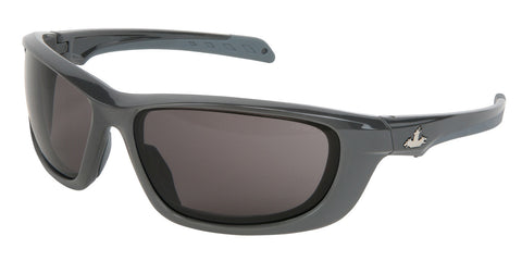 MCR Swagger® UD1 Series Safety Glasses - Gray Lens - Gun Metal Frame - MAX6 Anti-Fog Coating - Box of 12 - Part# UD112PF