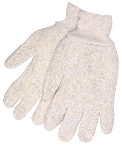 MCR Terrycloth Work Gloves - 18-Ounce Regular Weight - Loop Out Fabric - Seamless and Reversible - Comfortable Knit Wrist - Box of 12