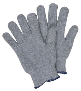 MCR Gray Terrycloth Work Gloves - 14 Ounce Regular Weight Loop-out Fabric - Seamless and Reversible - Box of 12