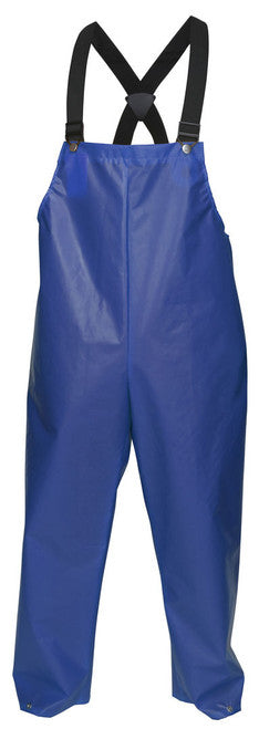 MCR Navigator Series Rain Gear - .25mm TPU / Nylon Rainwear - Waterproof Blue Rain Pants - Plain No Fly Front