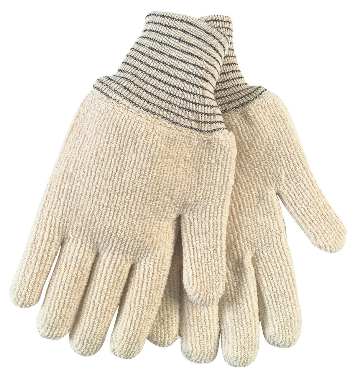 MCR Hotline Terrycloth Work Gloves - 32-Ounce Extra-Heavyweight - Loop-Out, Seamless and Reversible - Heat-Resistant Gloves - Box of 12