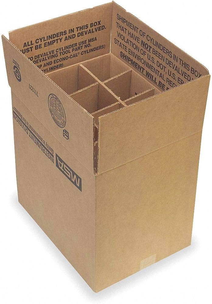 MSA Calibration Return Box Part# 711227