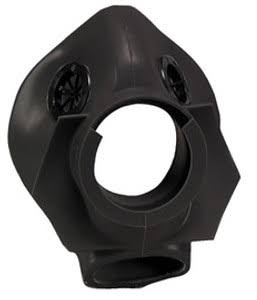 Ultra-Twin/Ultravue® Nosecup, Black