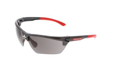 MCR Dominator® DM3 Safety Glasses - Gray Lens - Gun Metal Frame - MAX6 Anti-Fog Hard Coating - Box of 12 - Part# DM1312PF