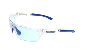 MCR Dominator® DM3 Safety Glasses - Light Blue Lens - Clear Frame - MAX6 Anti-Fog Coating - Box of 12 - Part# DM1323PF