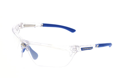 MCR Dominator® DM3 Safety Glasses - I/O Clear Mirror Lens - Clear Frame - Duramass Hard Coating - Box of 12 - Part# DM1329