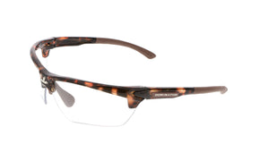 MCR Dominator® DM3 Safety Glasses - 1.5 Magnifier - Clear Lens - Tortoiseshell Frame - MAX6 Anti-Fog Coating - Box of 12 - Part# DM13H15PF