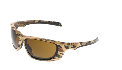 MCR Swagger® UD1 Series Safety Glasses - Brown Lens - Mossy Oak Frame - MAX6 Anti-Fog Coating - Box of 12 - Part# MOUD11BPF