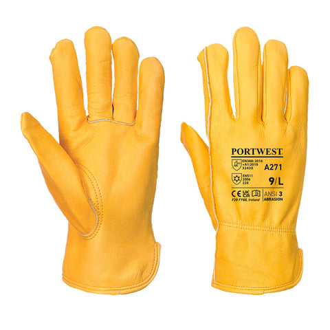 Lined Driver Glove- XL