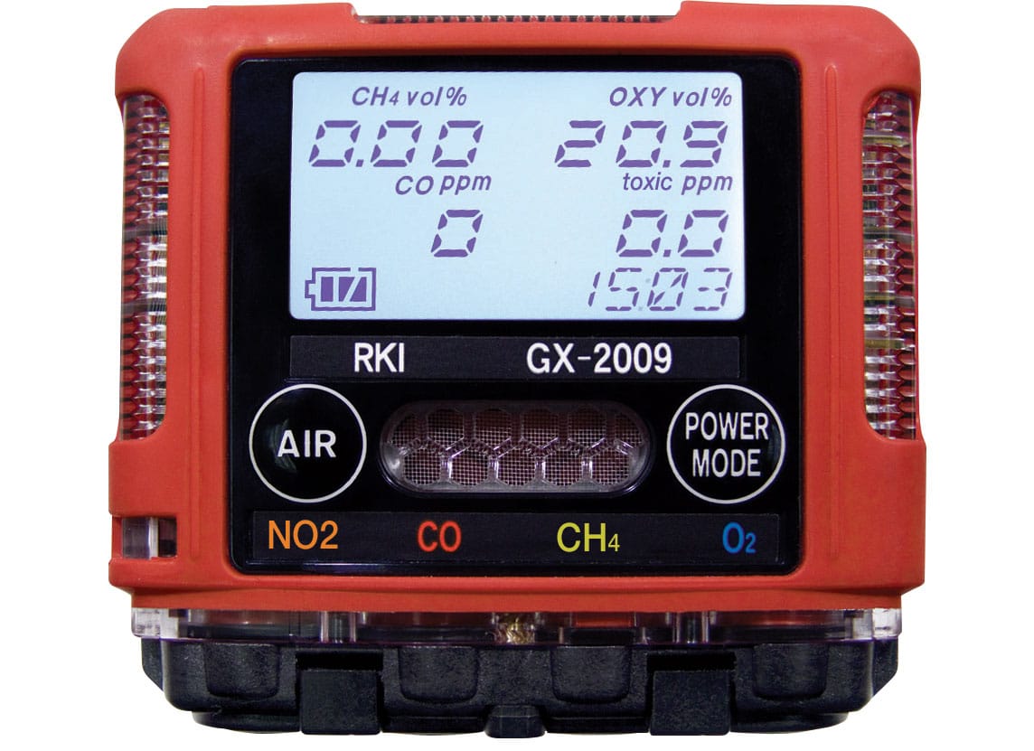 RKI GX-2009 MSHA w/ 115 VAC Standard Charger