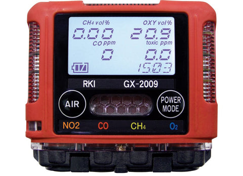 RKI GX-2009 MSHA w/ 115 VAC Standard Charger