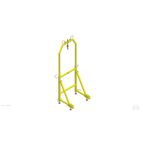 MSA XTIRPA™ Jib Adapter for Lateral Entry Part# IN-2241