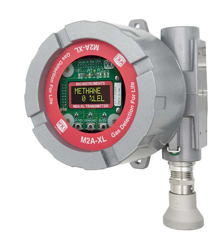 RKI Remote Mount M2A-XL with Calibration Adaptor / Splash Guard: Class I, Division 1 Approved