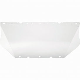 MSA V-Gard Visor Nitrometer, Contoured, Clear PC, AF/AS, for use with V-Gard Chin Protectors (8"x17"x.06") Part# 10115841