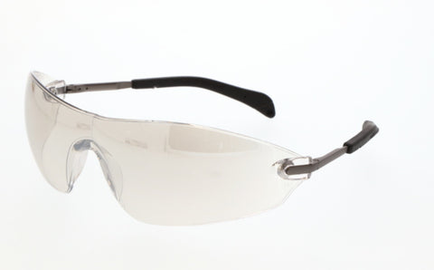 MCR S22 Series Safety Glasses - I/O Clear Mirror Lens - Duramass Hard Coating - Box of 12 - Part# S2219