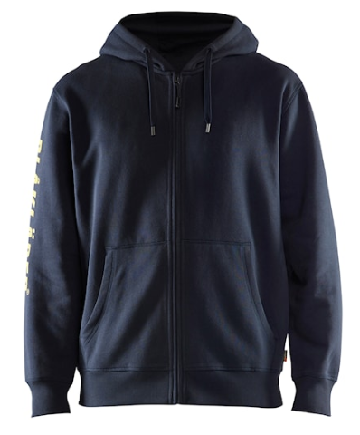 Blaklader Branded Hooded Zip-Up Sweatshirt