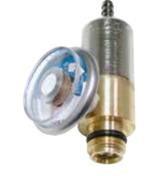 RKI Regulator Model 705 with Gauge & No Knob 0.5 LPM Flow Rate Part# 81-1004RK
