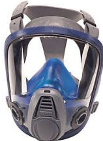 MSA Advantage 3200 Facepiece With European-Style Harness Twin Port (Large) Part# 10031341