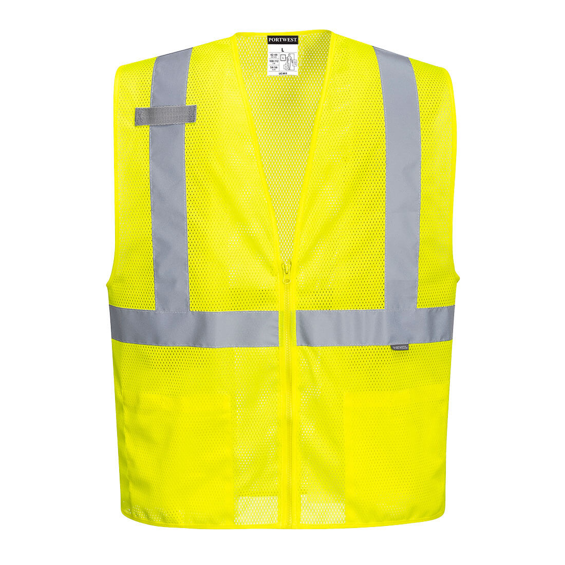 Economy Mesh Zipper Vest