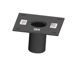 MSA XTIRPA™ 4" Flush Floor Adapter Base SS Part# IN-2266