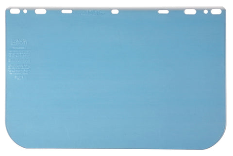 MCR Universal Safety Face Shield - Clear Impact Resistant PETG Material - 10 Inches x 15.375 Inches - .040 Inches Thickness - Box of 25 Part# 101640
