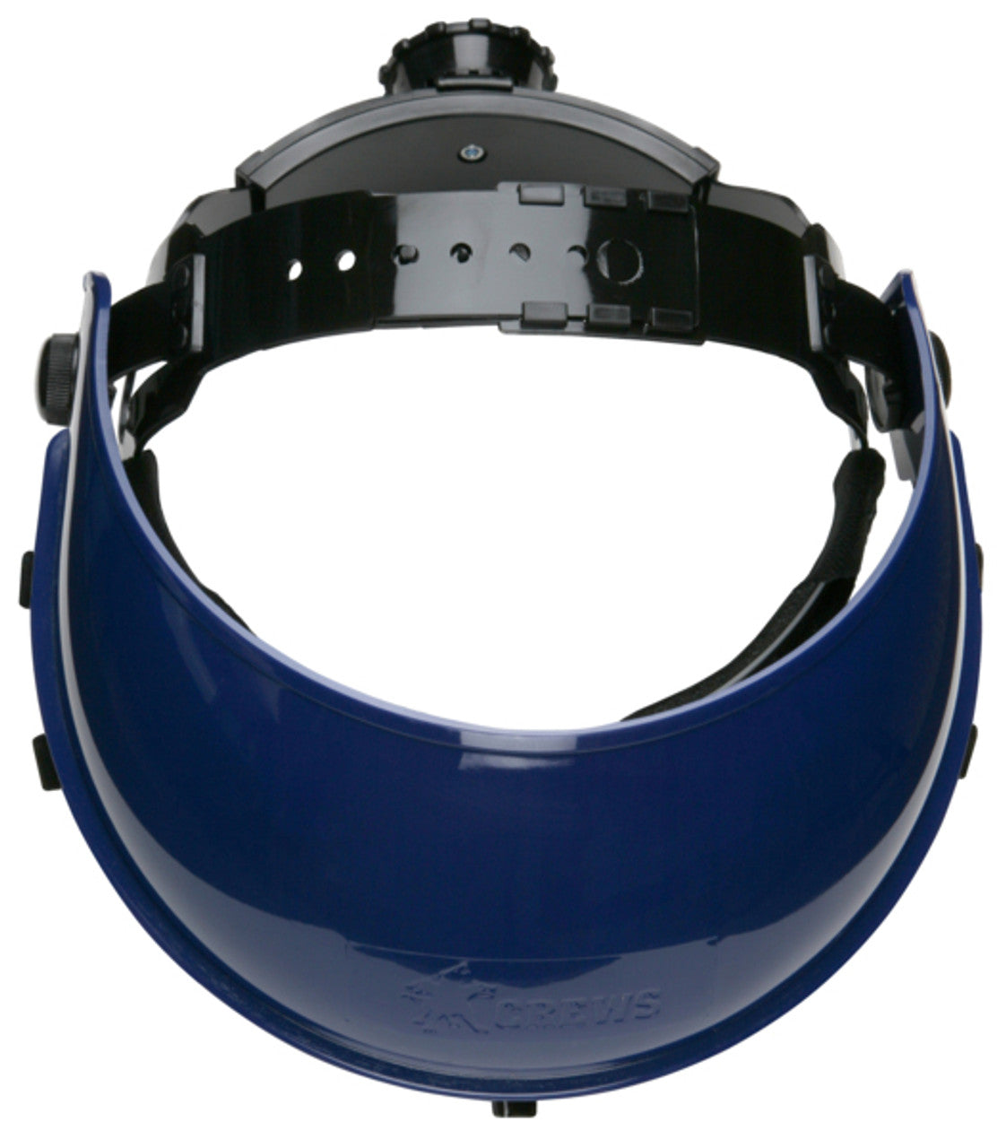 MCR Ratchet Take Up Headgear - Lightweight Blue Nylon - Adjustable Size - Blue Headgear Only - Face Shield Not Included Part# 103