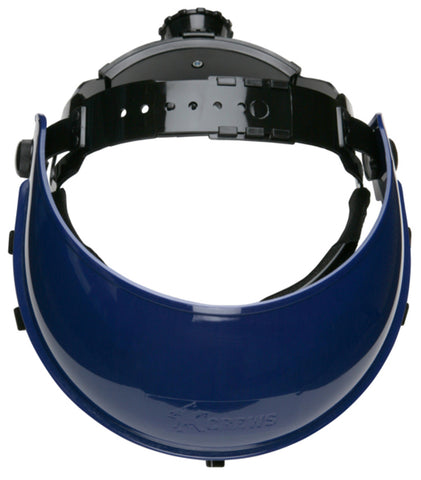 MCR Ratchet Take Up Headgear - Lightweight Blue Nylon - Adjustable Size - Blue Headgear Only - Face Shield Not Included Part# 103