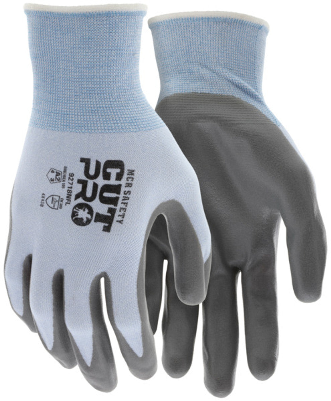 MCR Safety CutPro® - 18-Gauge HyperMax® HPPE Shell - Cut, Abrasion and Puncture Resistant - Nitrile Foam Coated Palm and Fingertips - Excellent Sense of Touch and Grip - Box of 12
