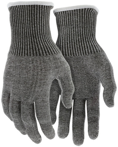 MCR Safety CutPro® - 13 Gauge Salt and Pepper HyperMax® HPPE Shell - Cut Resistant Work Gloves - Box of 12