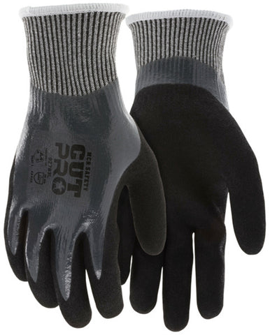MCR Safety CutPro® - 13 Gauge HyperMax® HPPE Shell - Cut, Abrasion, and Puncture Resistant Work Gloves - Foam Nitrile Palm Over Flat Nitrile Dip - Box of 12